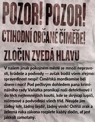 Zločin zvedá hlavu!